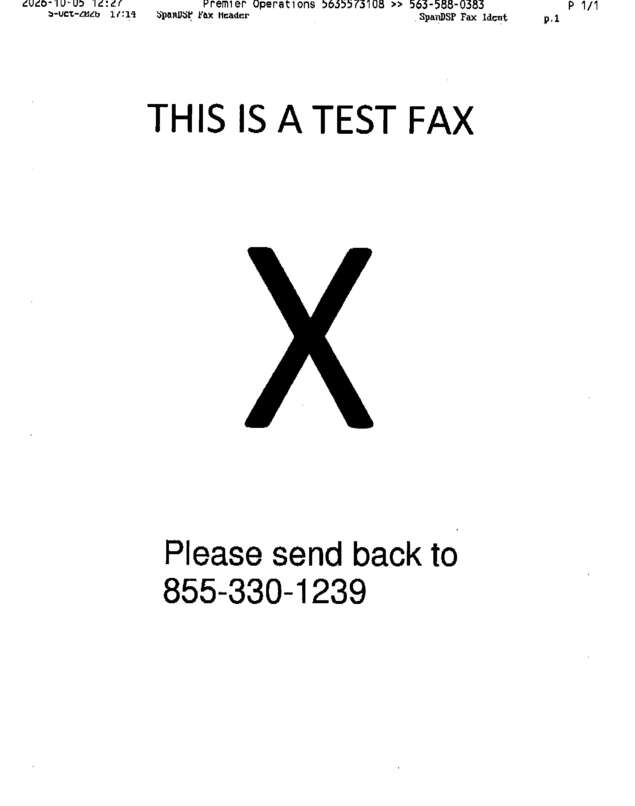 fax page