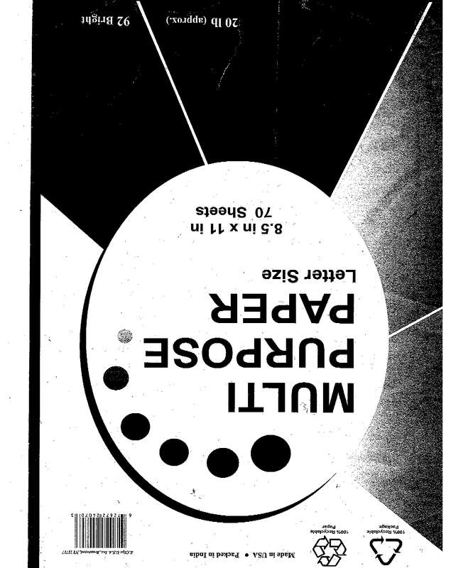 Fax page