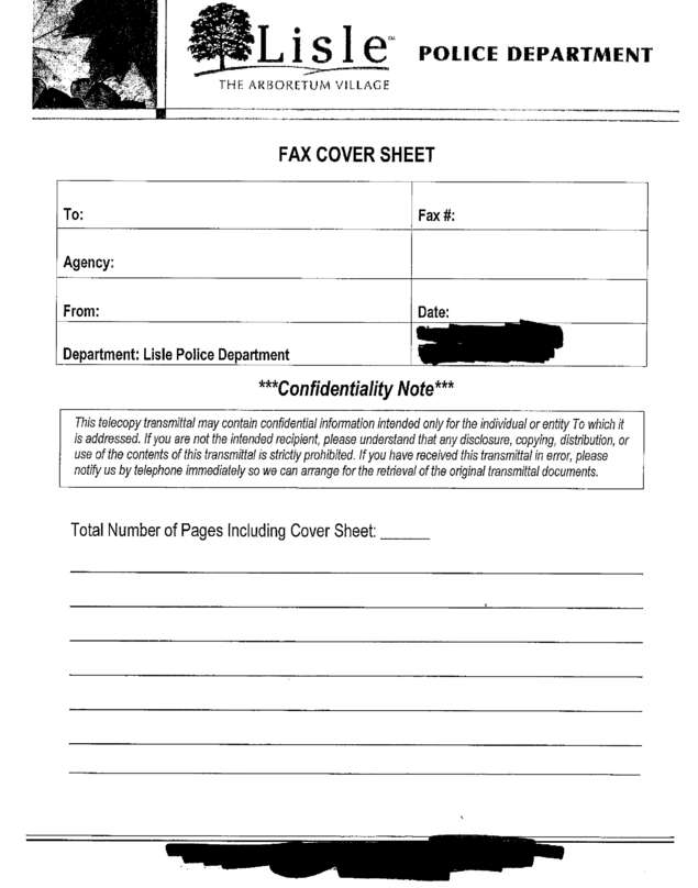 Fax page