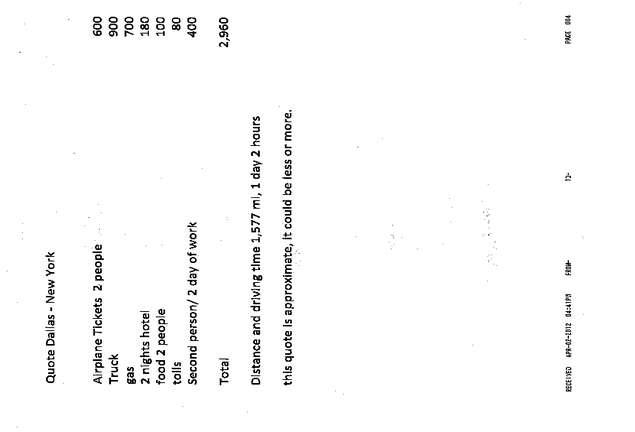 Fax page