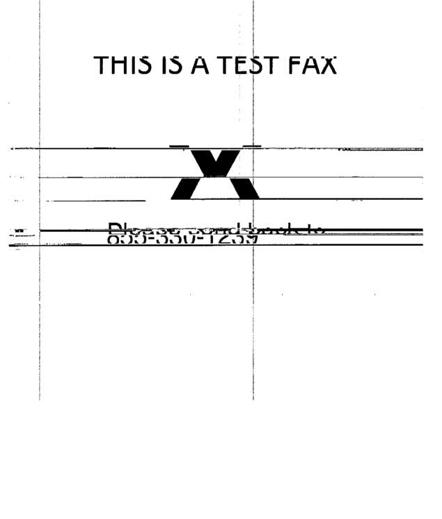 Fax page