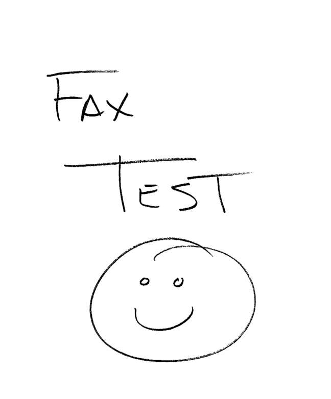 Fax page