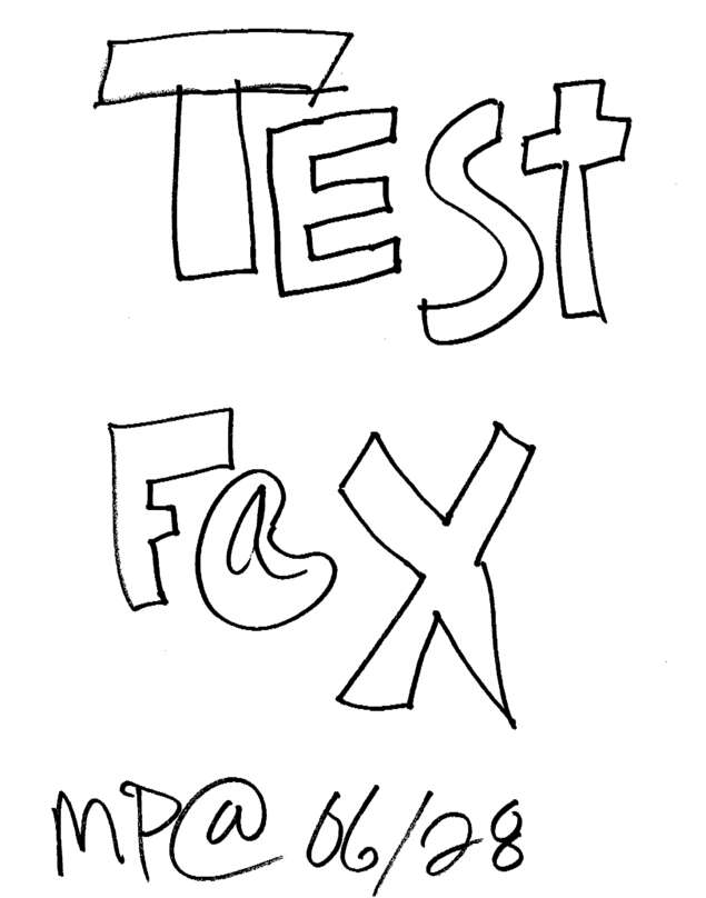 fax page
