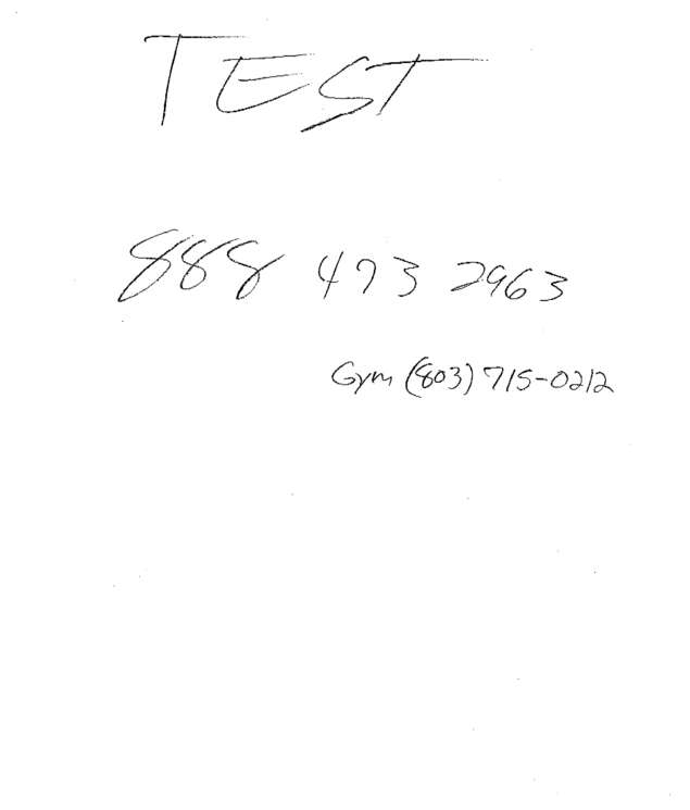 Fax page