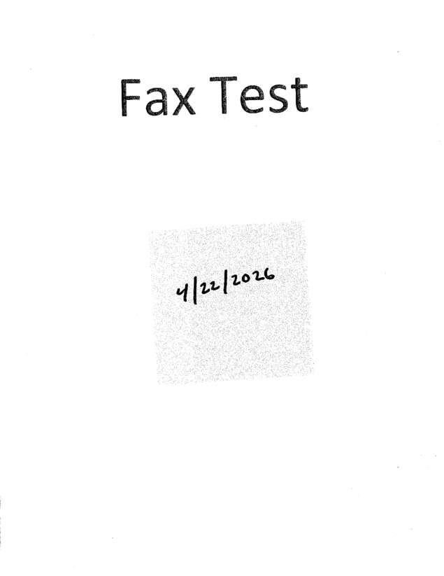 fax page