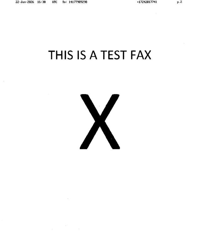 fax page