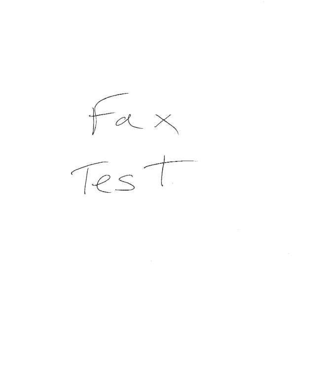 Fax page