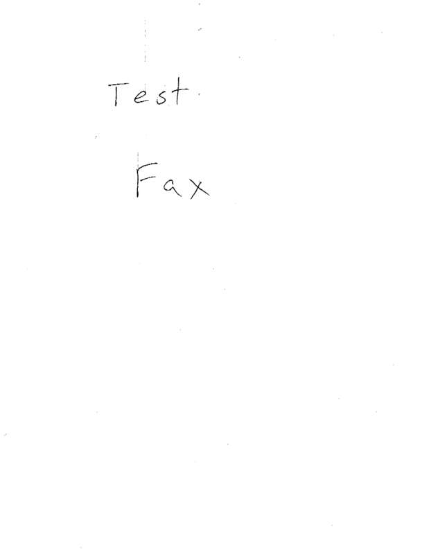 Fax page