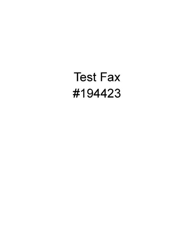 fax page