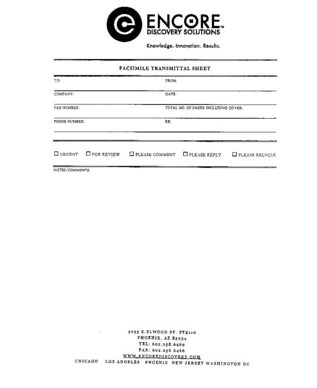 Fax page