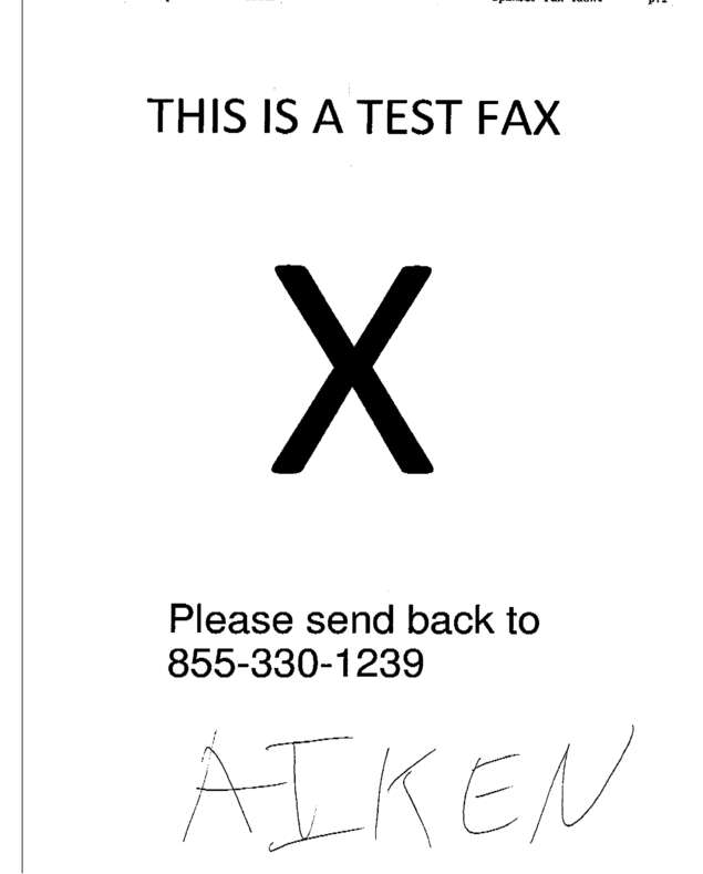 fax page