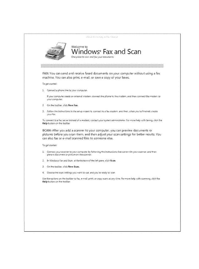 Fax page