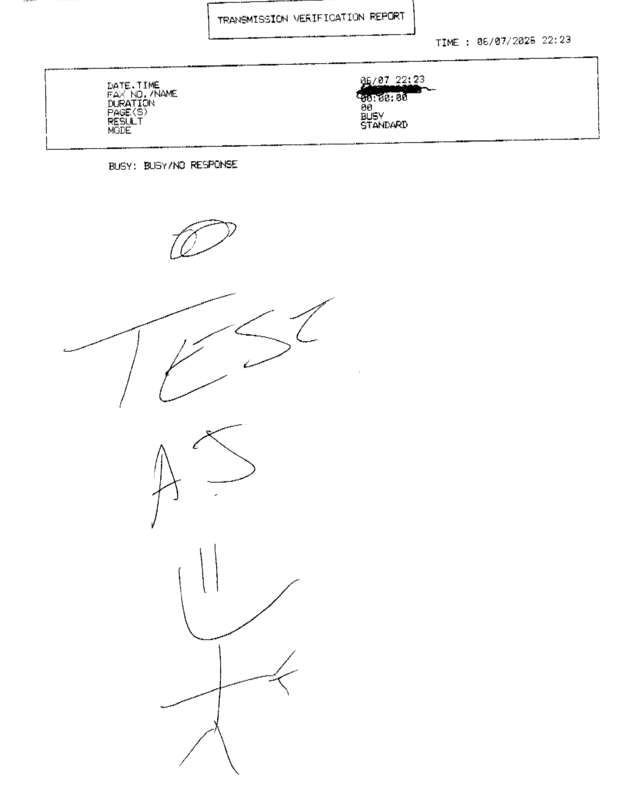 fax page