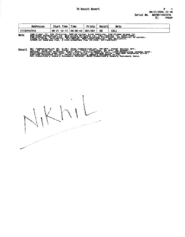 fax page