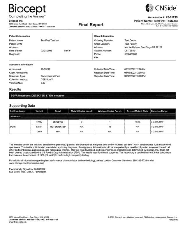 Fax page