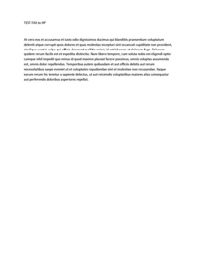 Fax page