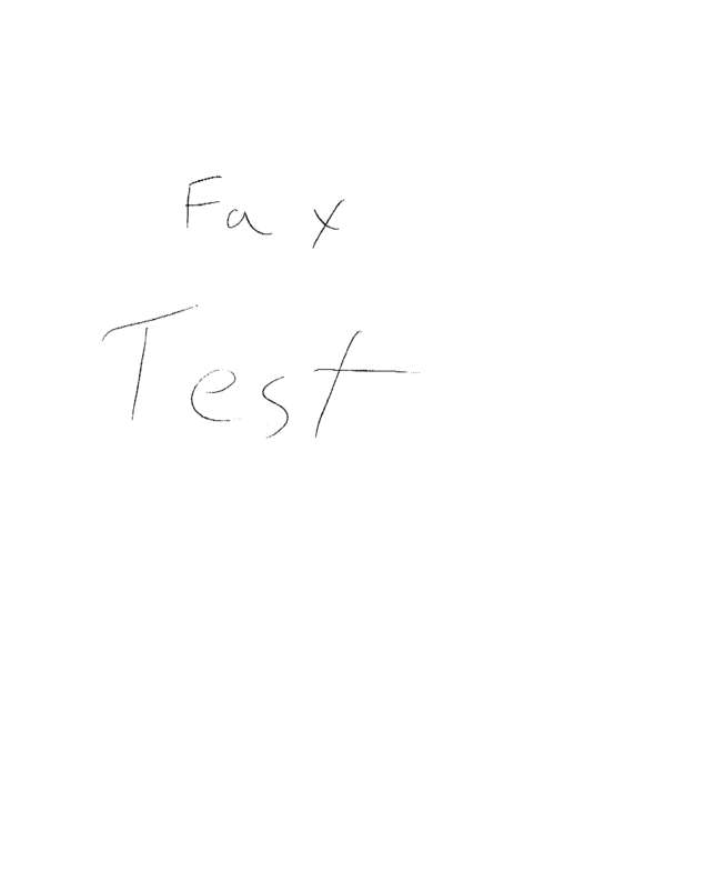 Fax page