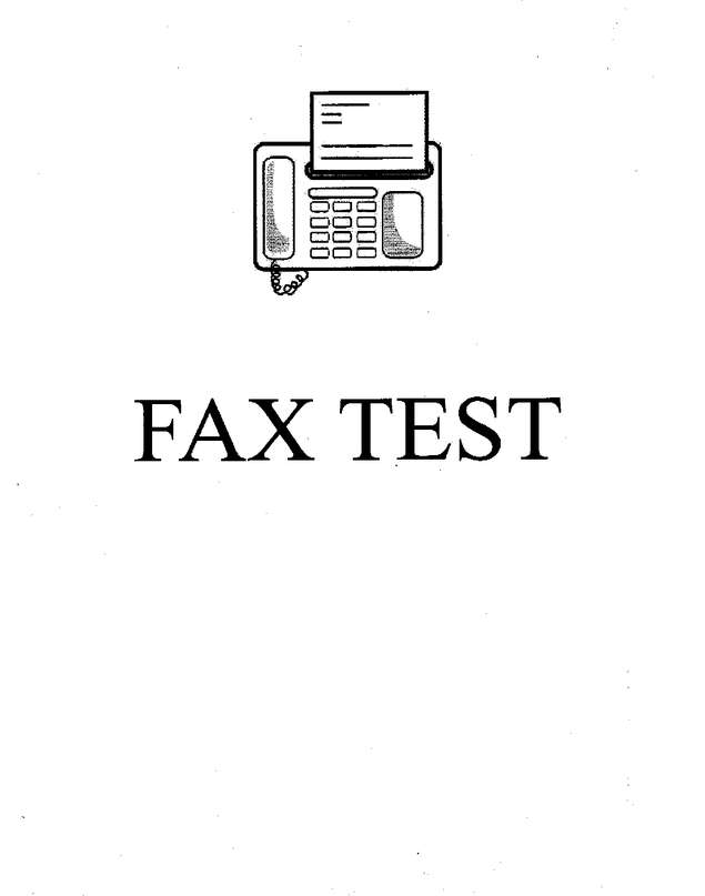 Fax page