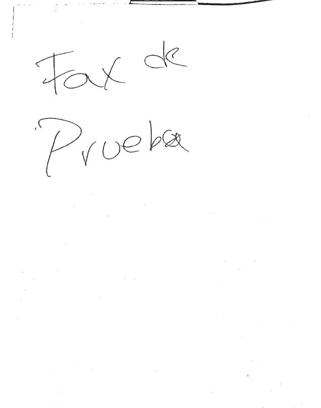 Fax page