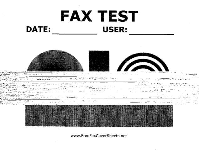 Fax page