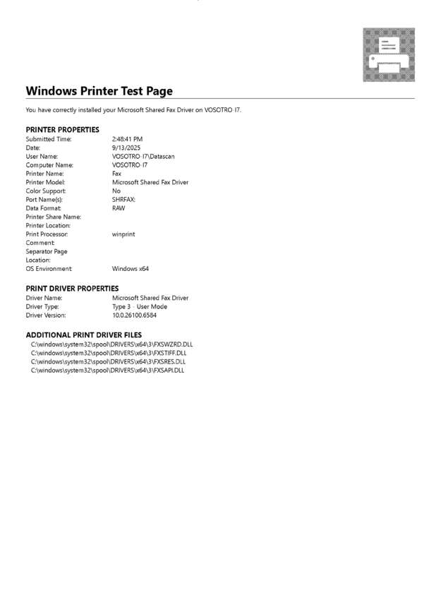 fax page