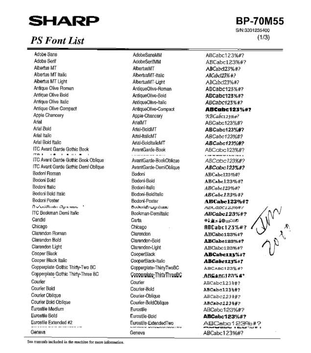 Fax page