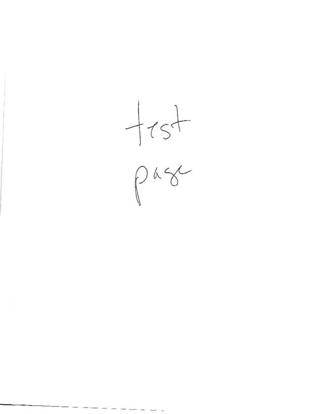Fax page