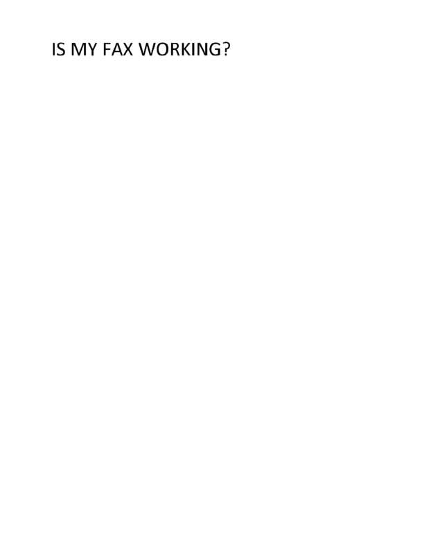 fax page