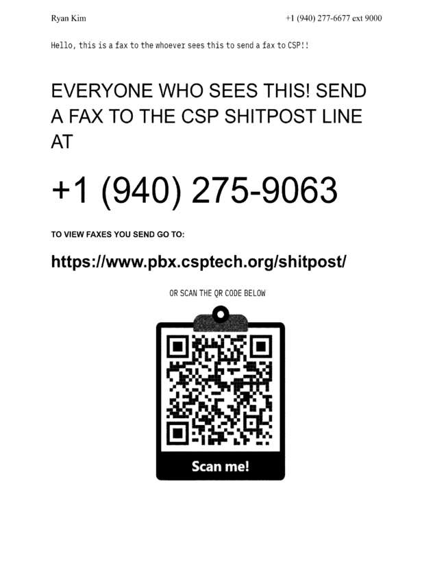fax page