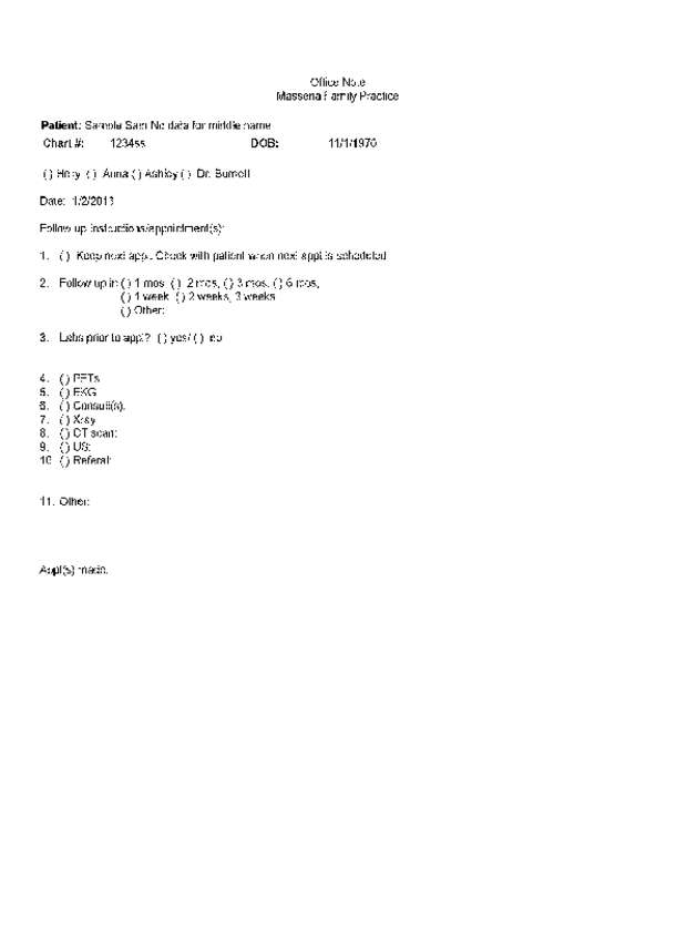 Fax page