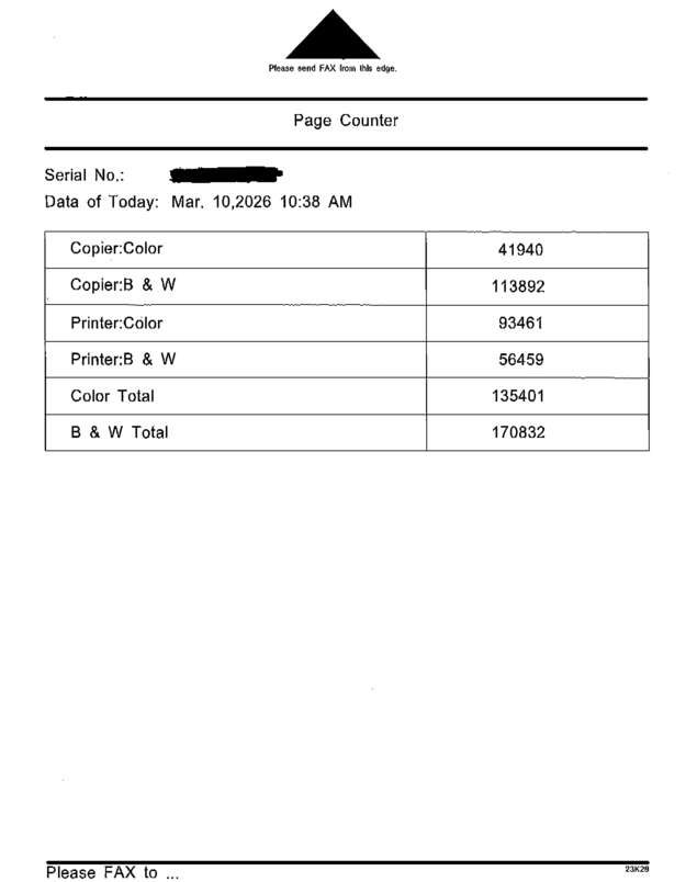 Fax page
