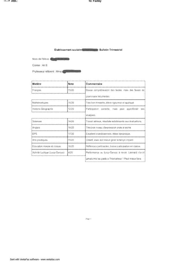fax page