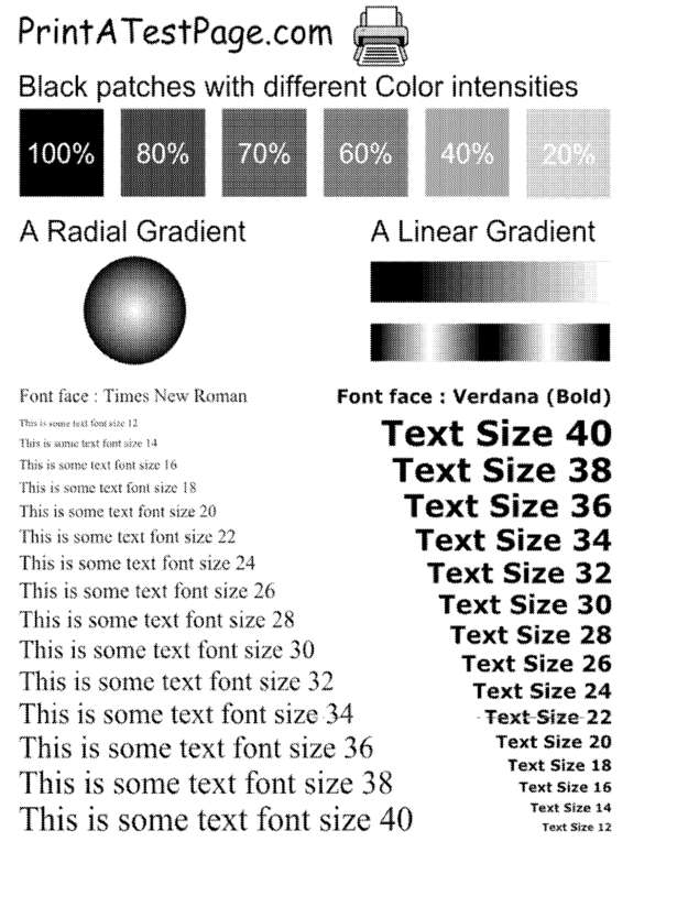 Fax page