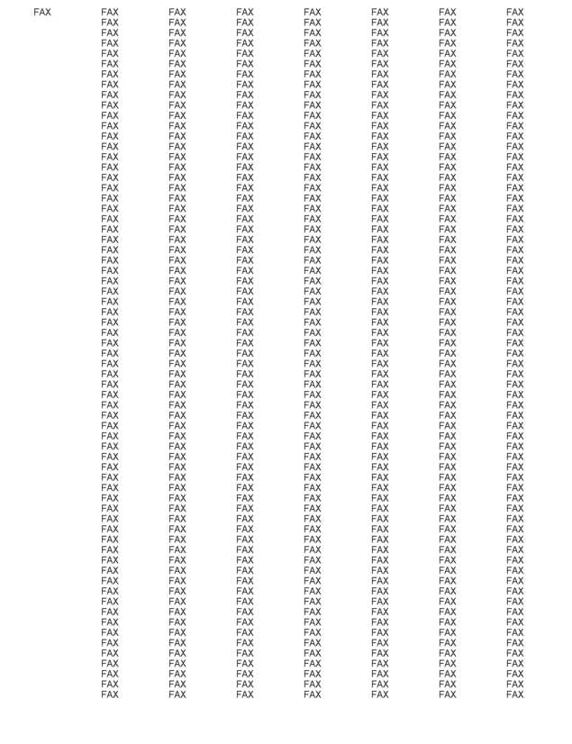 Fax page