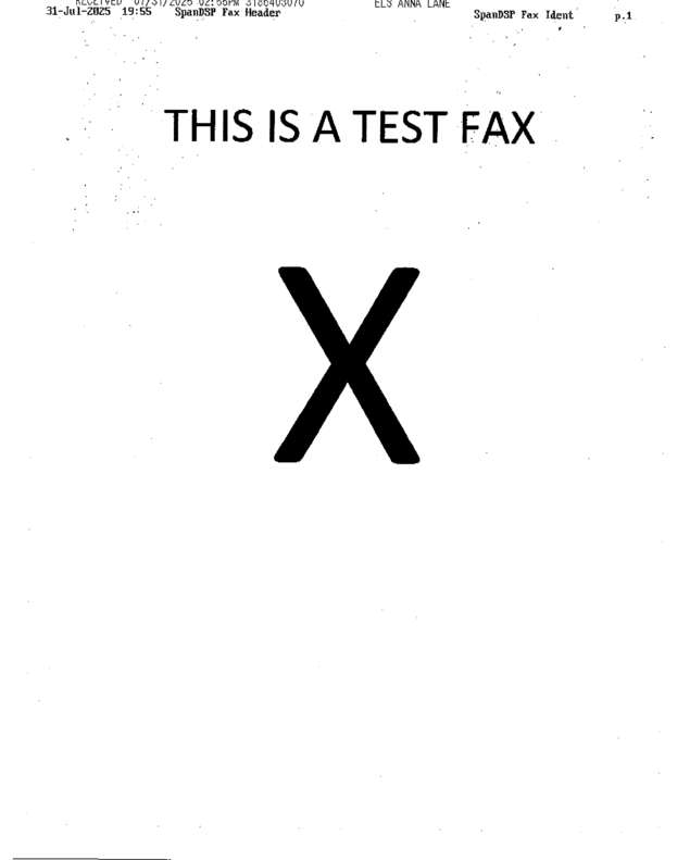 fax page