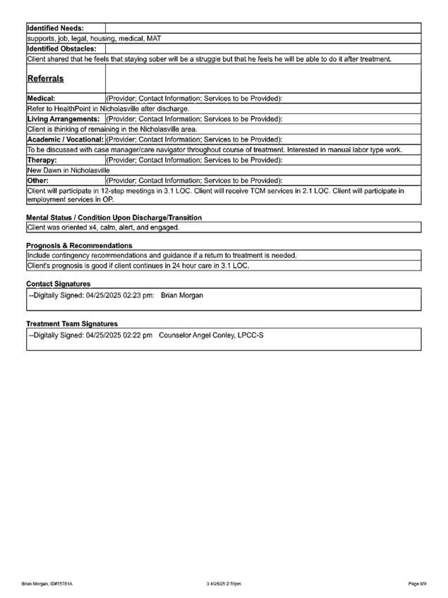 Fax page
