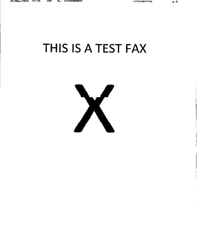 fax page
