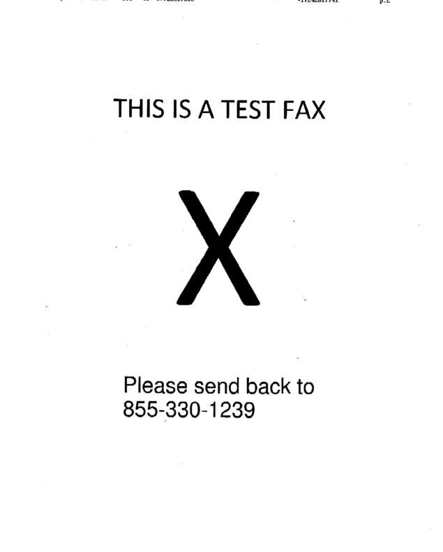 fax page