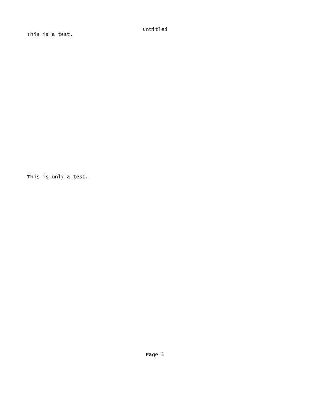 Fax page