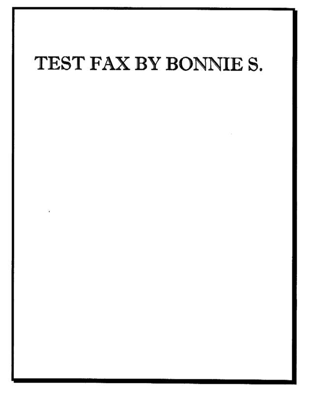 fax page
