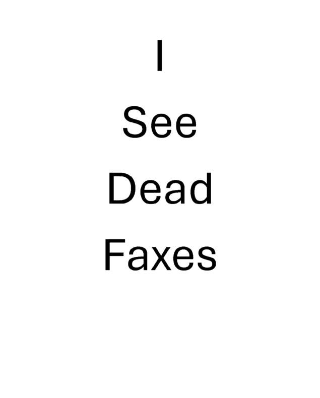 Fax page