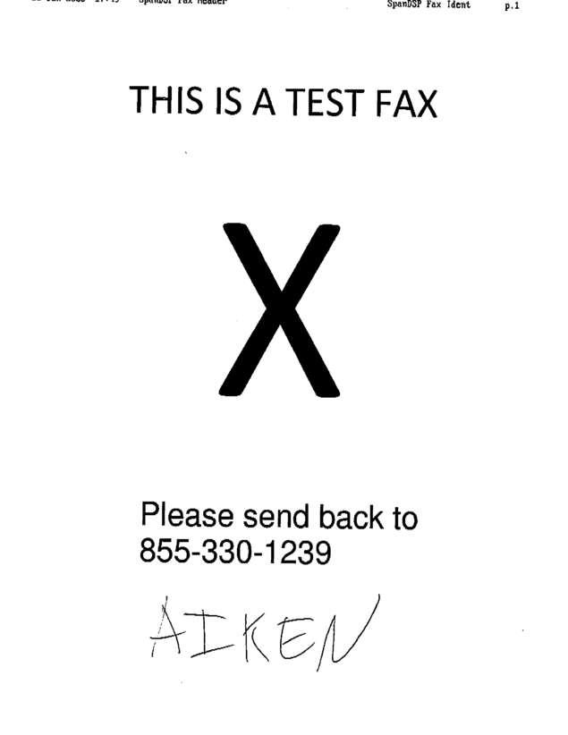 fax page