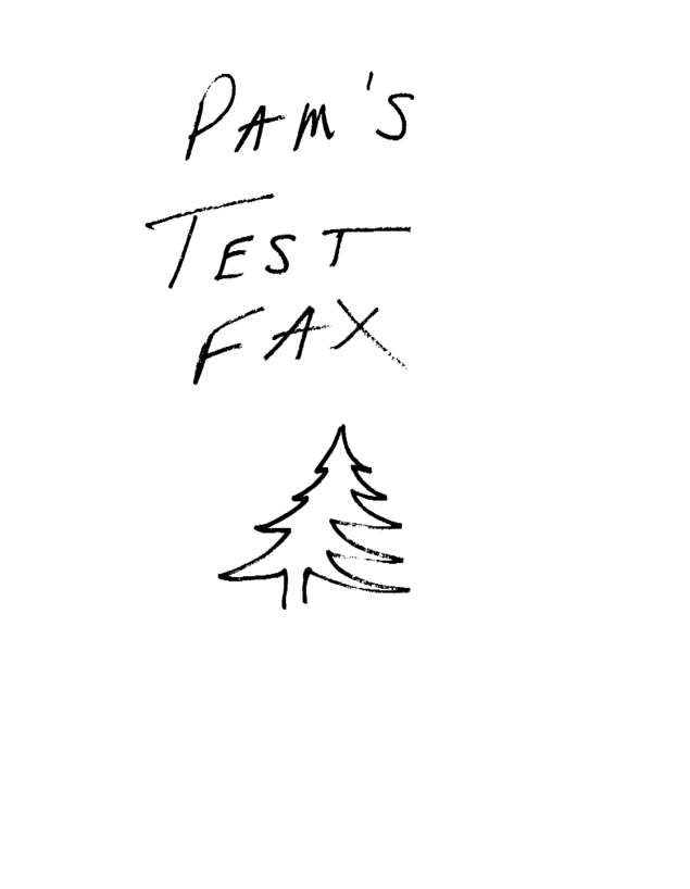 Fax page