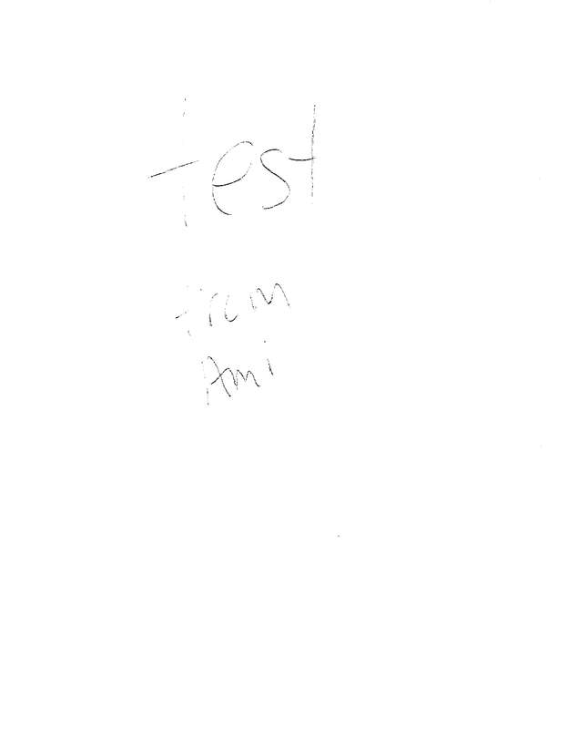 Fax page