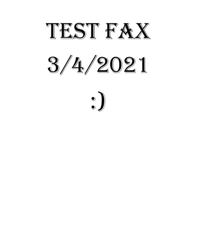 fax page