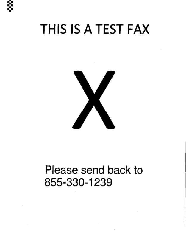 fax page