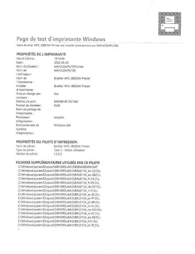 Fax page