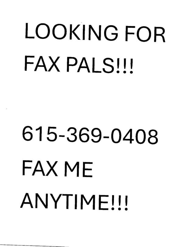 fax page