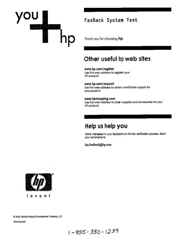 Fax page