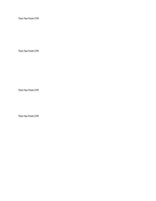 Fax page